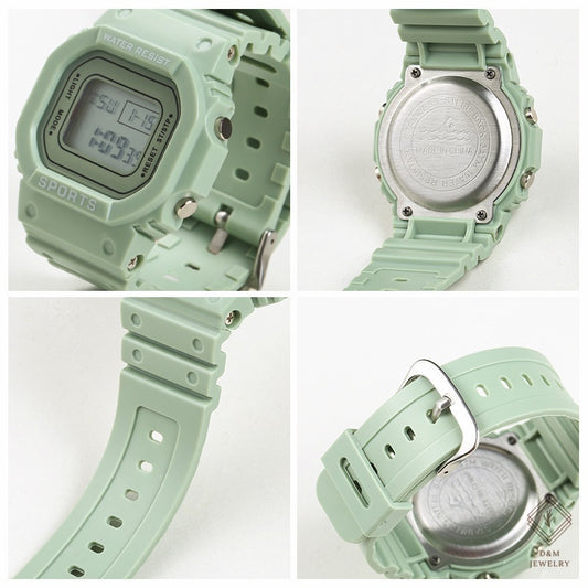 Sport Digital Waterproof Unisex Watch Colorful Relo Cute Candy Color Watch
