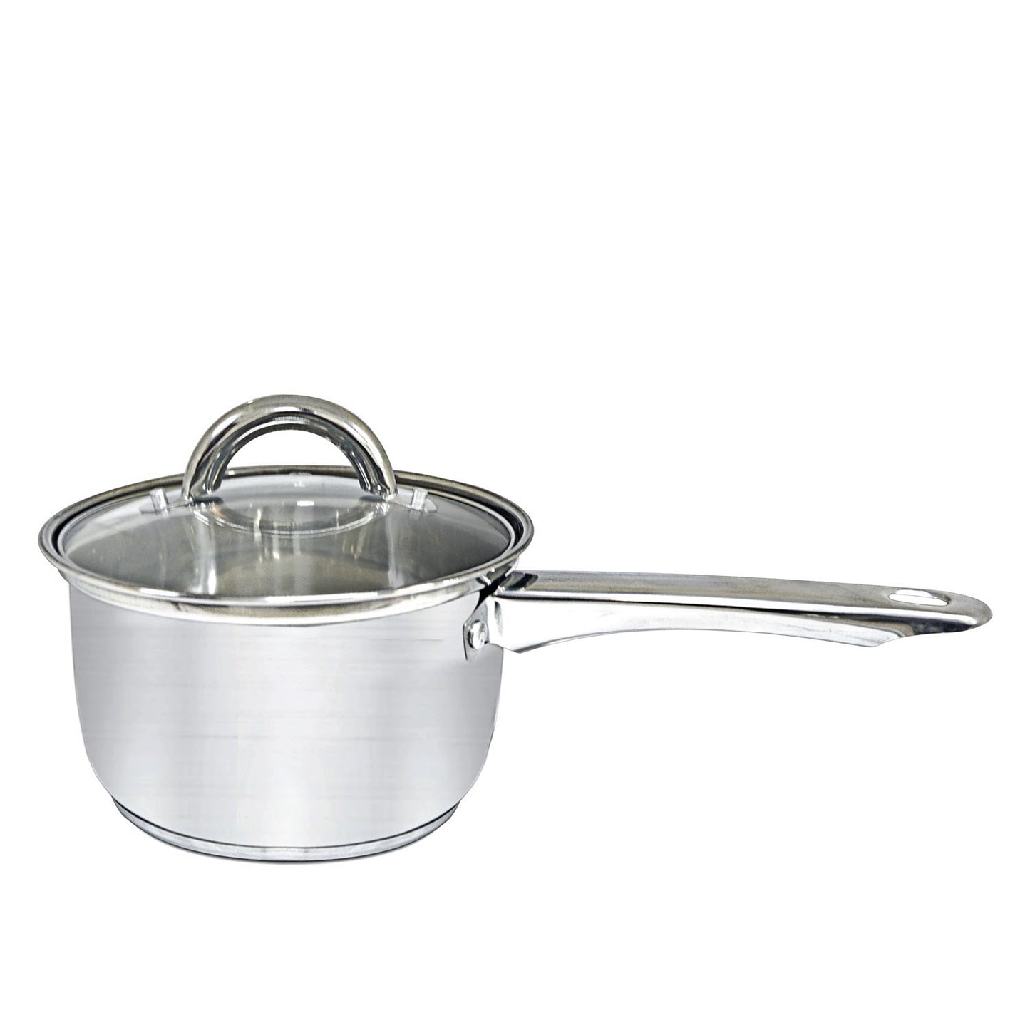 MASTERFLEX 16 CM STAINLESS STEEL INDUCTION SAUCEPAN WITH GLASS LID