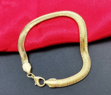 18K Bangkok High Quality Gold Bracelet Snake Chain Stainless Non Tarnish Bracelets for Unisex