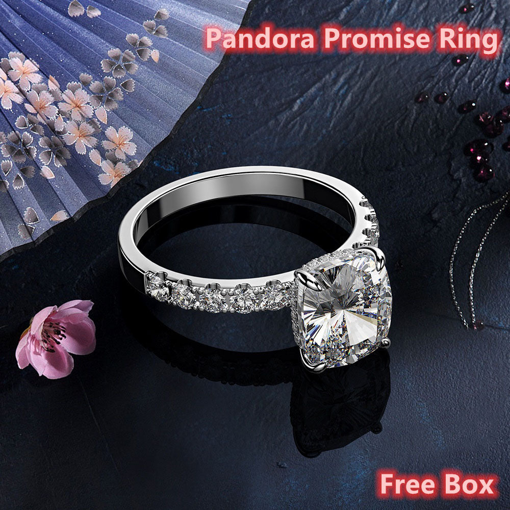 925 Silver Gold Plated Imitation Diamond Ring Promise ring