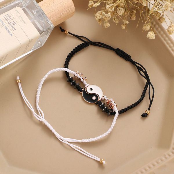 2 PCS Tai Chi Couple Rope Bracelet
