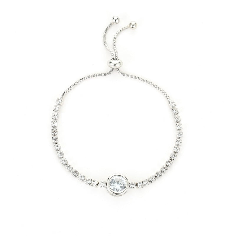 gold silver plated bracelet diamond fashion for women