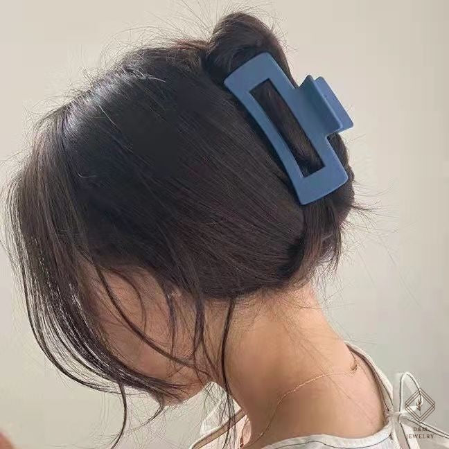 Hair Clips For Women Girls Square Hairpins Fashion Hair Accessories Korea Ins Color Hair Claw