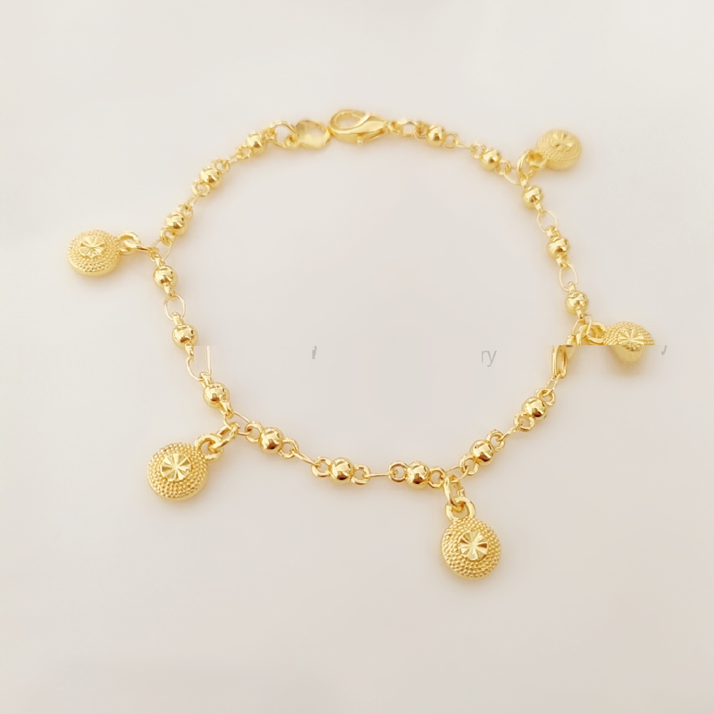 Bangkok gold bracelet for women 2pcs for couple